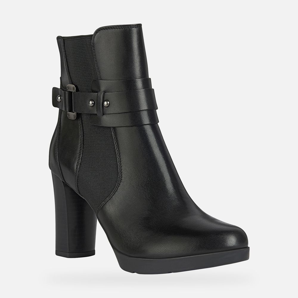 Geox Bayan Ankle Bot Siyah - Anylla Uzun - MUD-105987